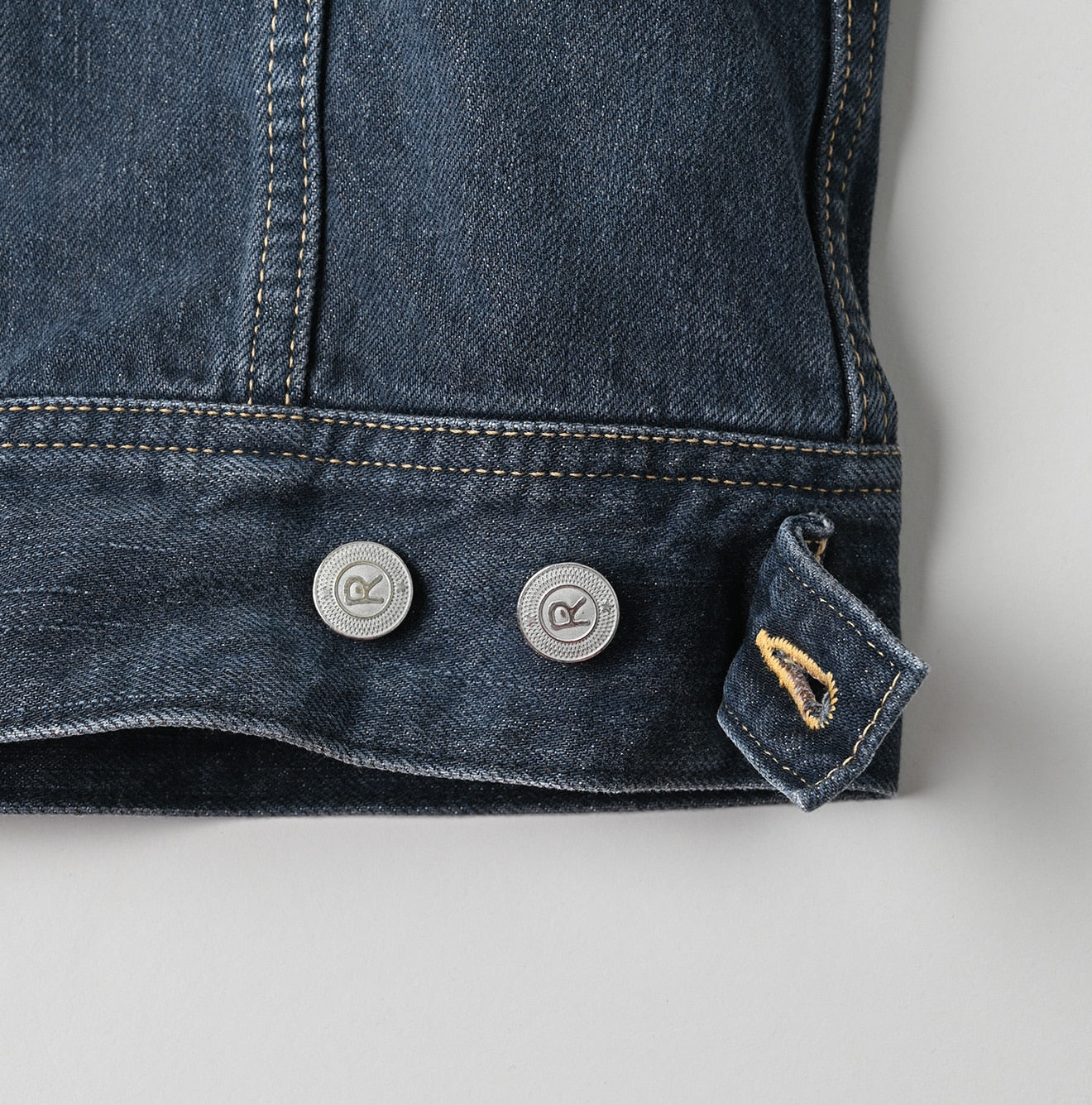 Tweed Denim 908 Hikohime Jacket Zyu Detail