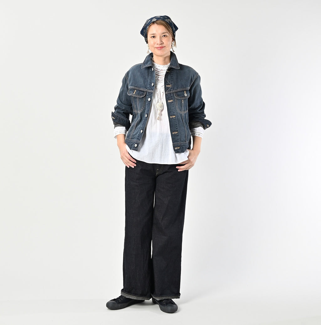 Tweed Denim 908 Hikohime Jacket Zyu Female Model