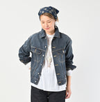 Tweed Denim 908 Hikohime Jacket Zyu Female Model