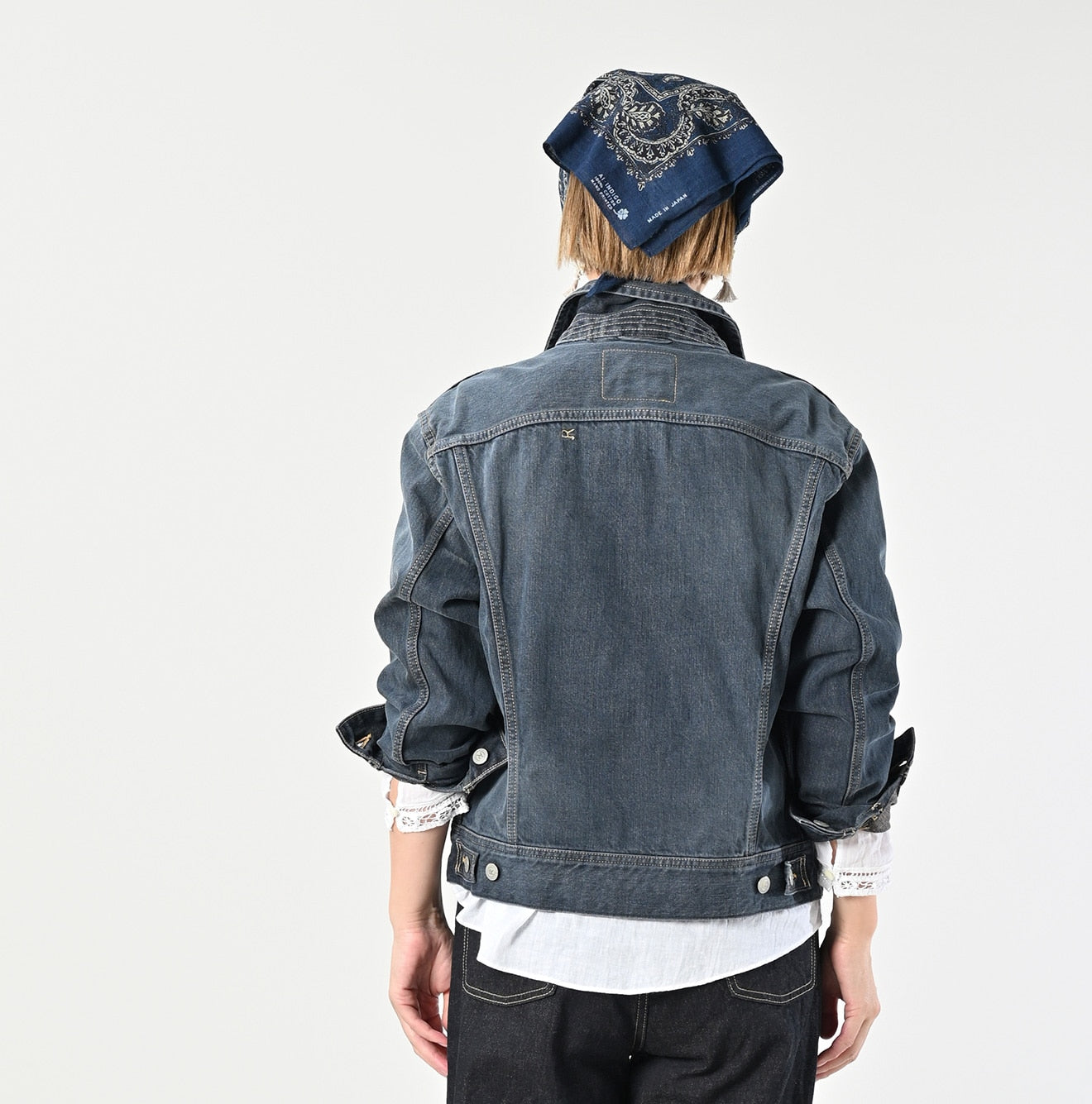 Tweed Denim 908 Hikohime Jacket Zyu Female Model