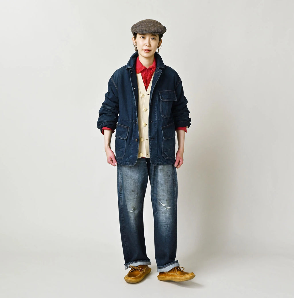 Rye Mugi Denim 908 Nando Nando Yama Coverall Distressed