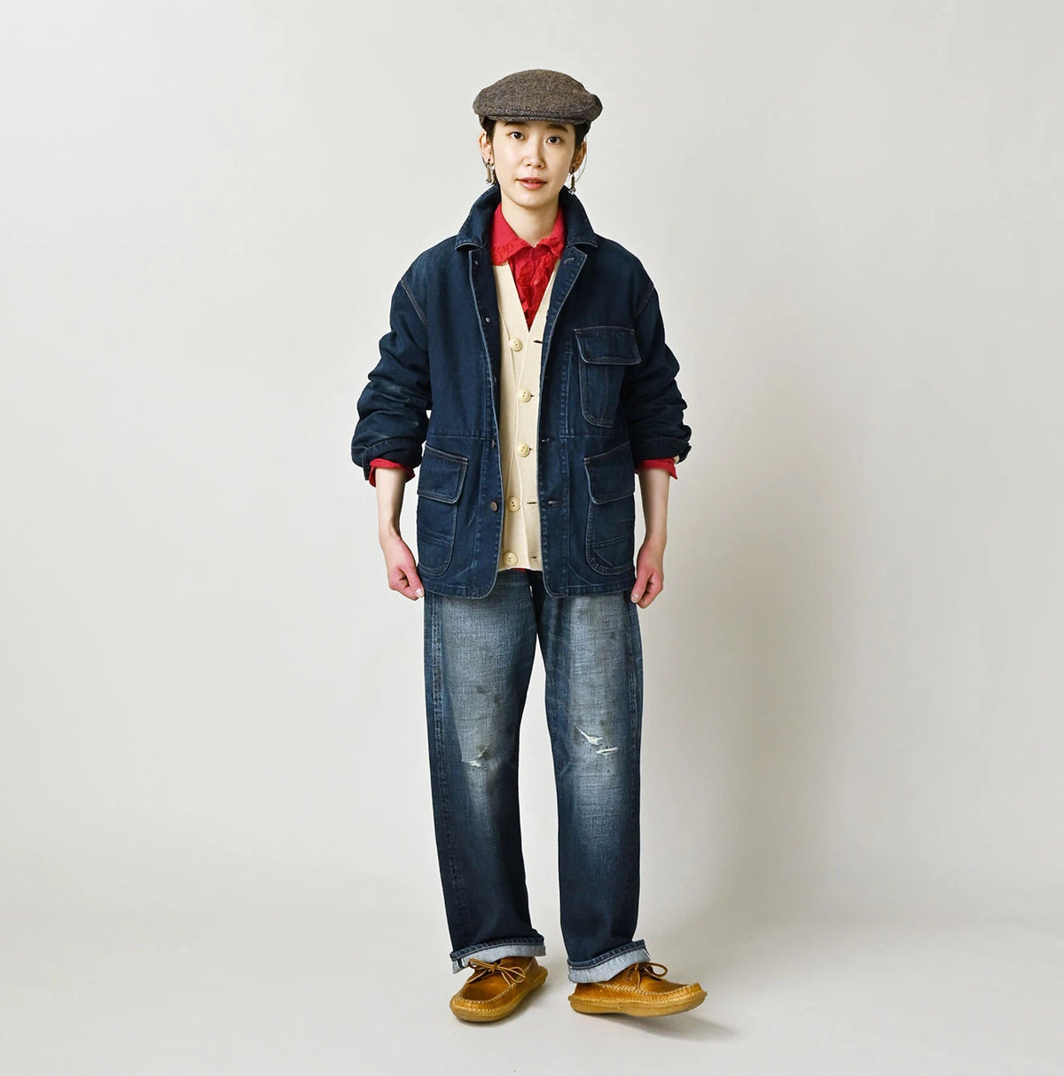 Rye Mugi Denim 908 Nando Nando Yama Coverall Distressed