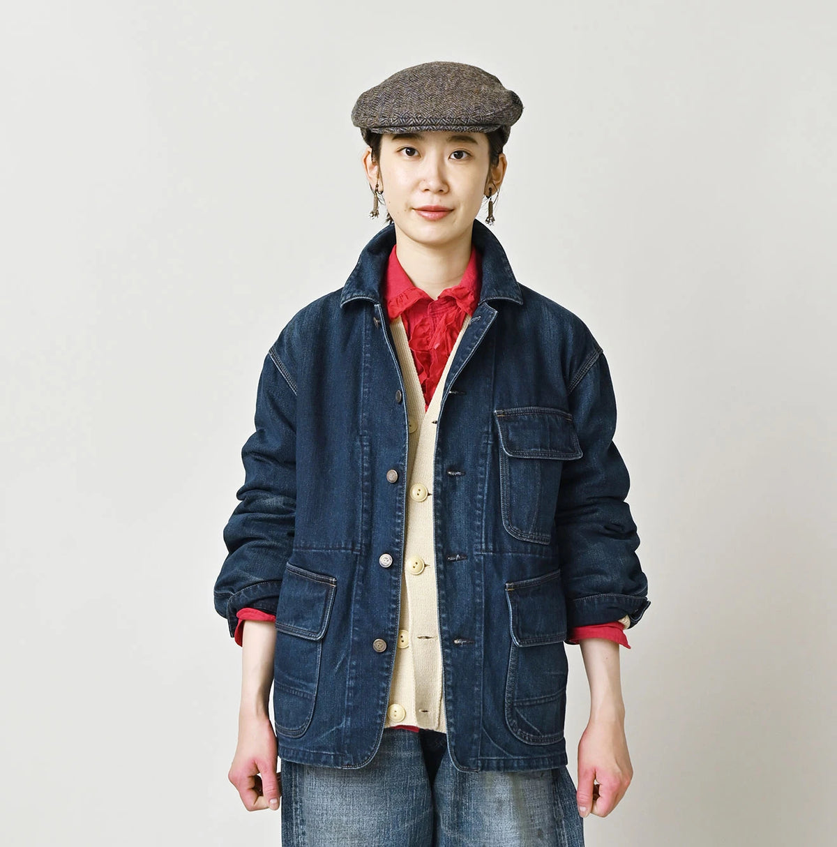 Rye Mugi Denim 908 Nando Nando Yama Coverall Distressed