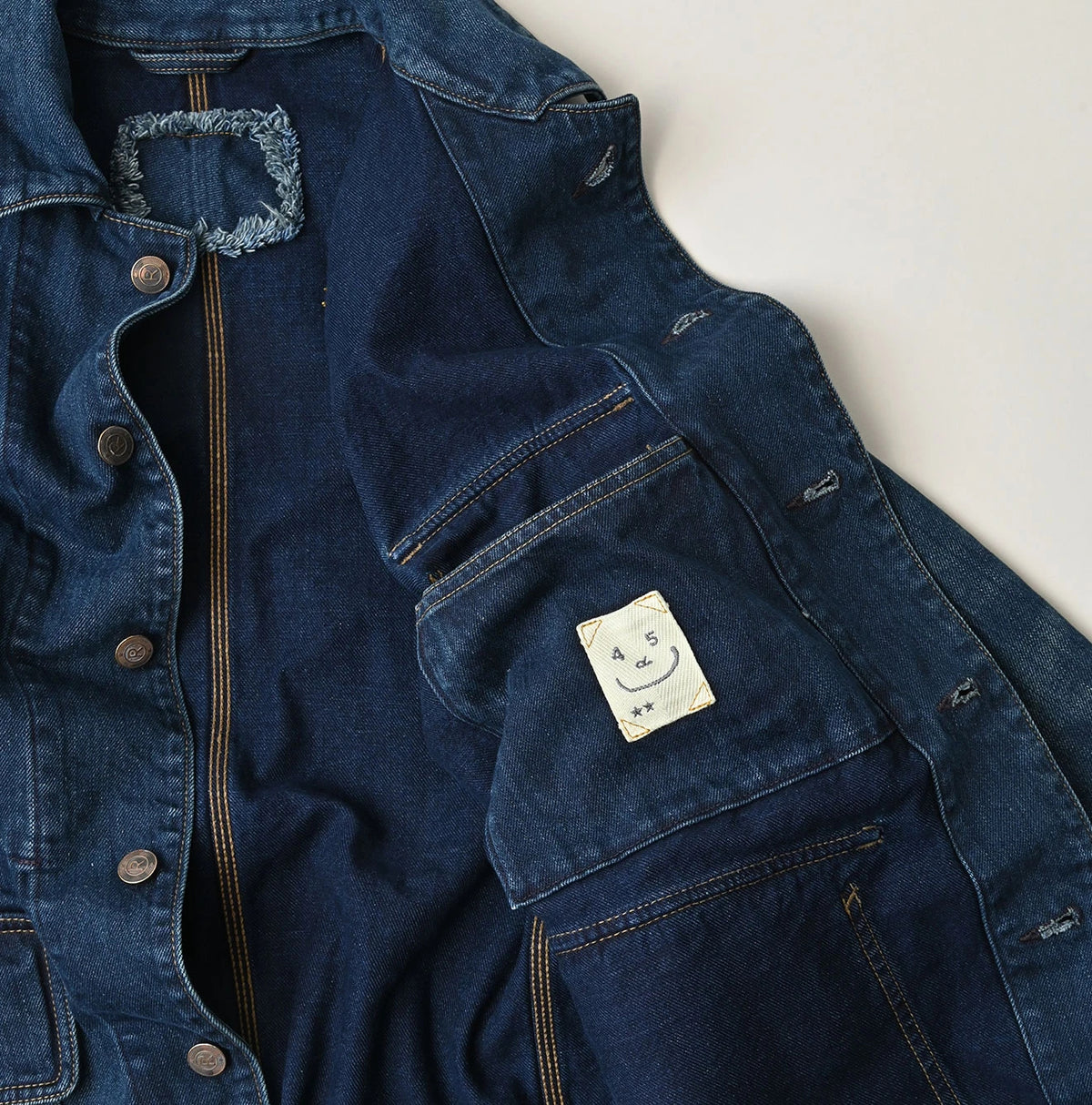 Rye Mugi Denim 908 Nando Nando Yama Coverall Distressed