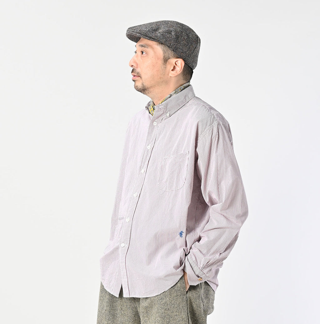 No.180 Miko 908 Ocean Button Down Shirt Male Model