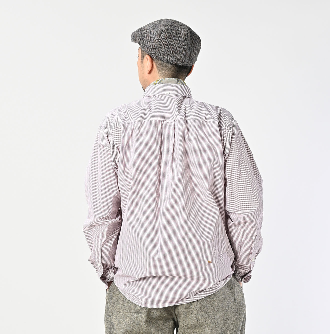 No.180 Miko 908 Ocean Button Down Shirt Male Model