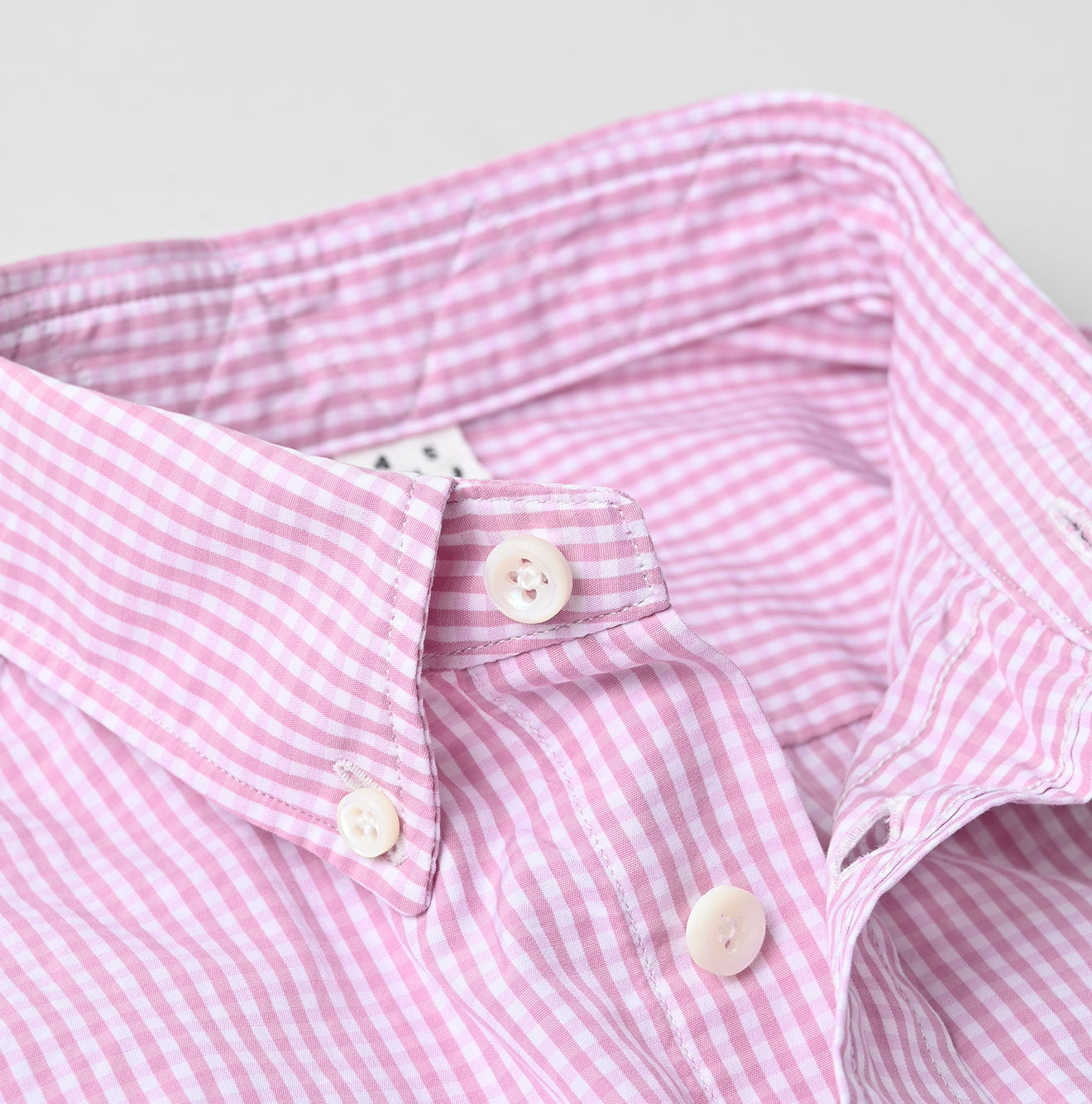 No.180 Miko 908 Ocean Button Down Shirt Detail