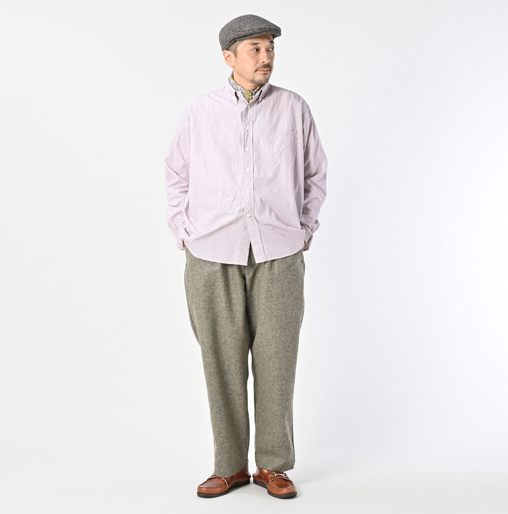 No.180 Miko 908 Ocean Button Down Shirt Male Model