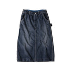 Tweed Denim Painter Skirt Zyu