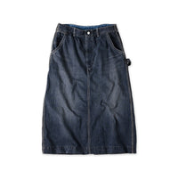 Tweed Denim Painter Skirt Zyu