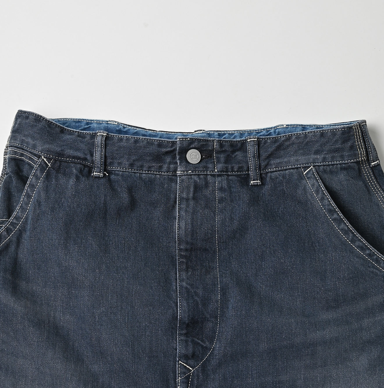 Tweed Denim Painter Skirt Zyu Detail