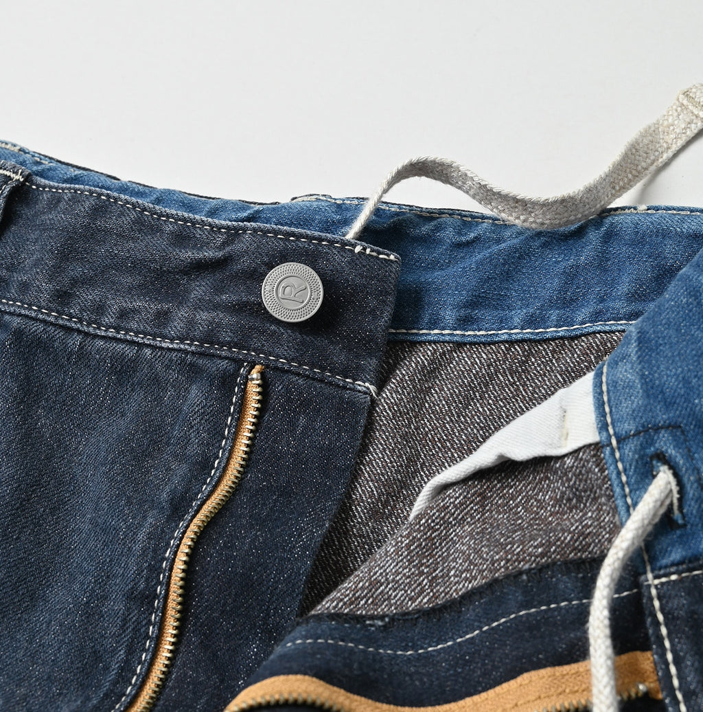 Tweed Denim Painter Skirt Zyu Detail