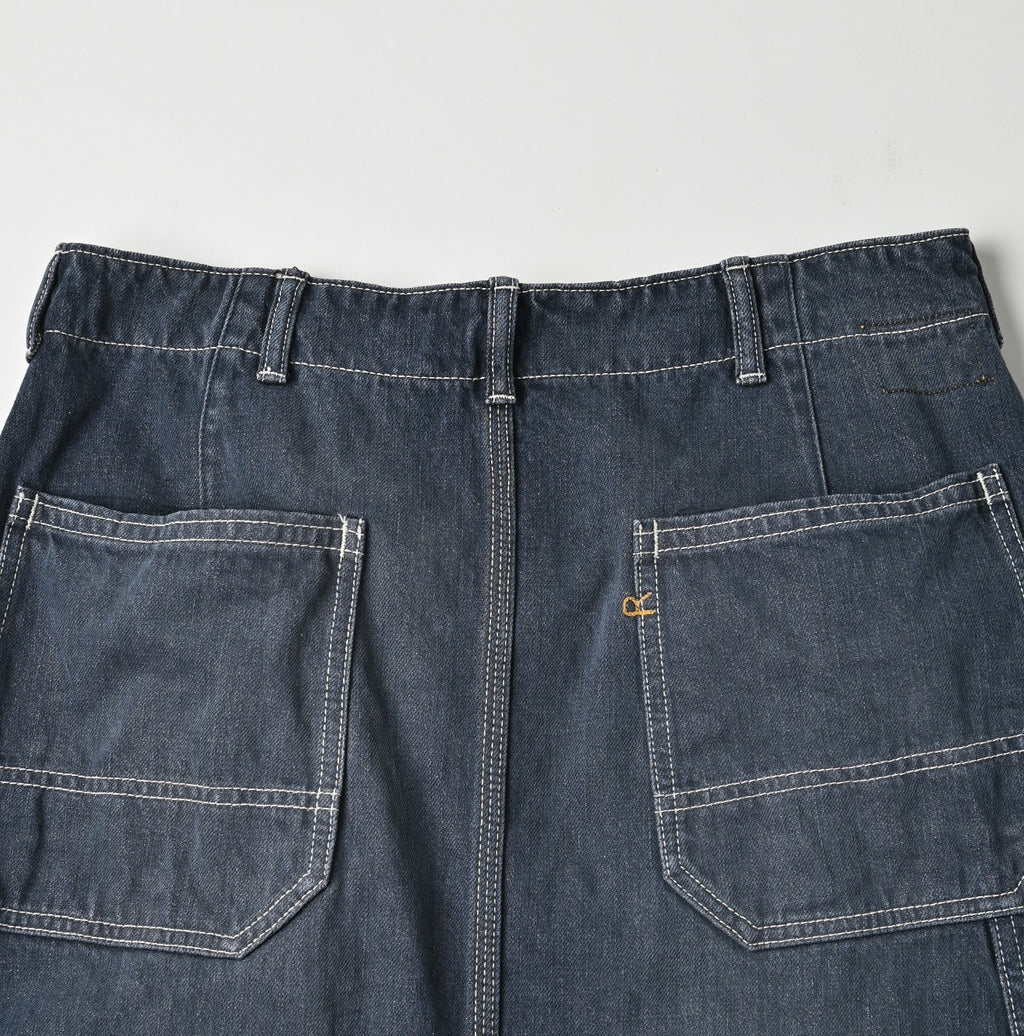 Tweed Denim Painter Skirt Zyu Detail