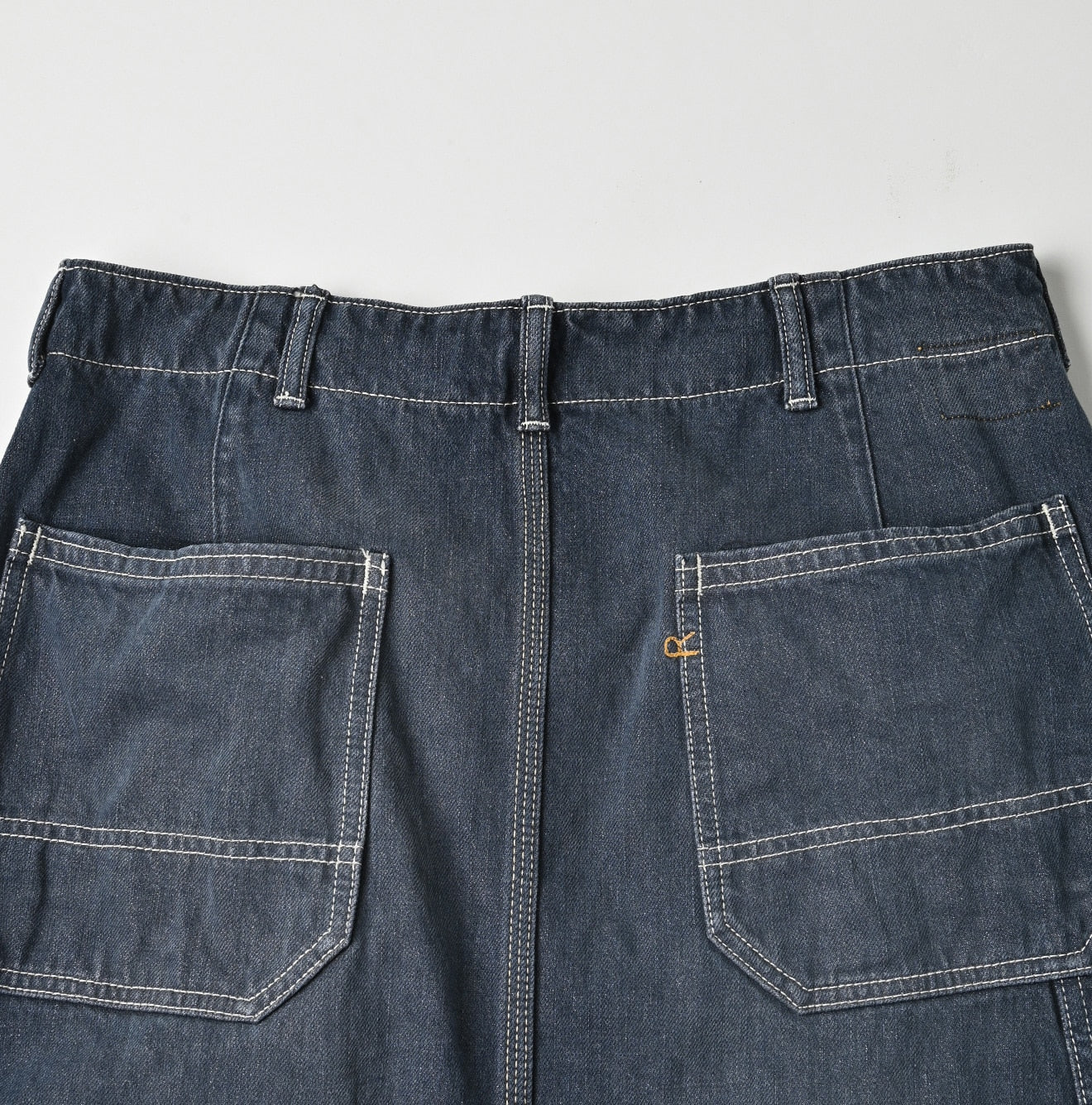 Tweed Denim Painter Skirt Zyu Detail