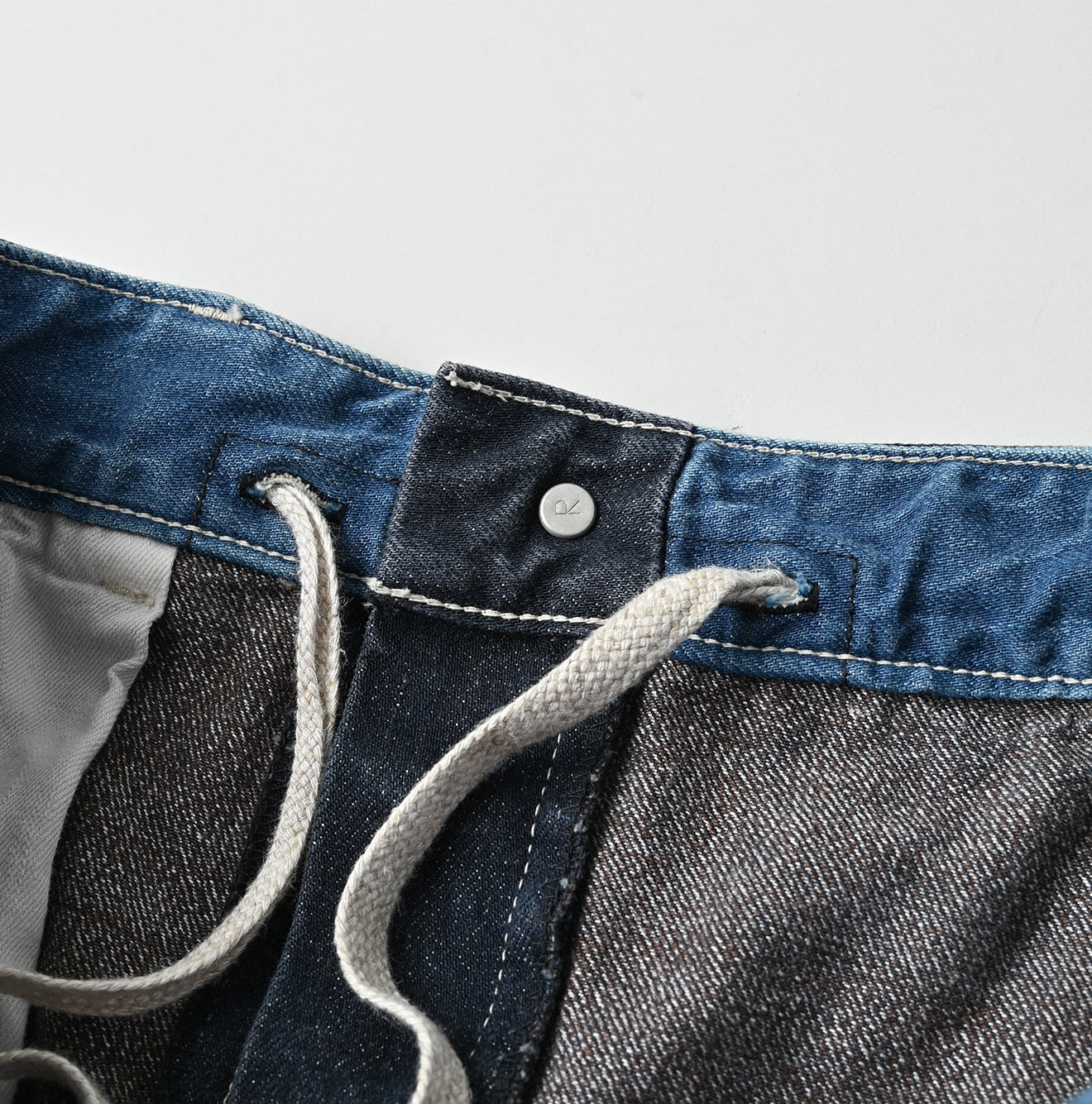 Tweed Denim Painter Skirt Zyu Detail