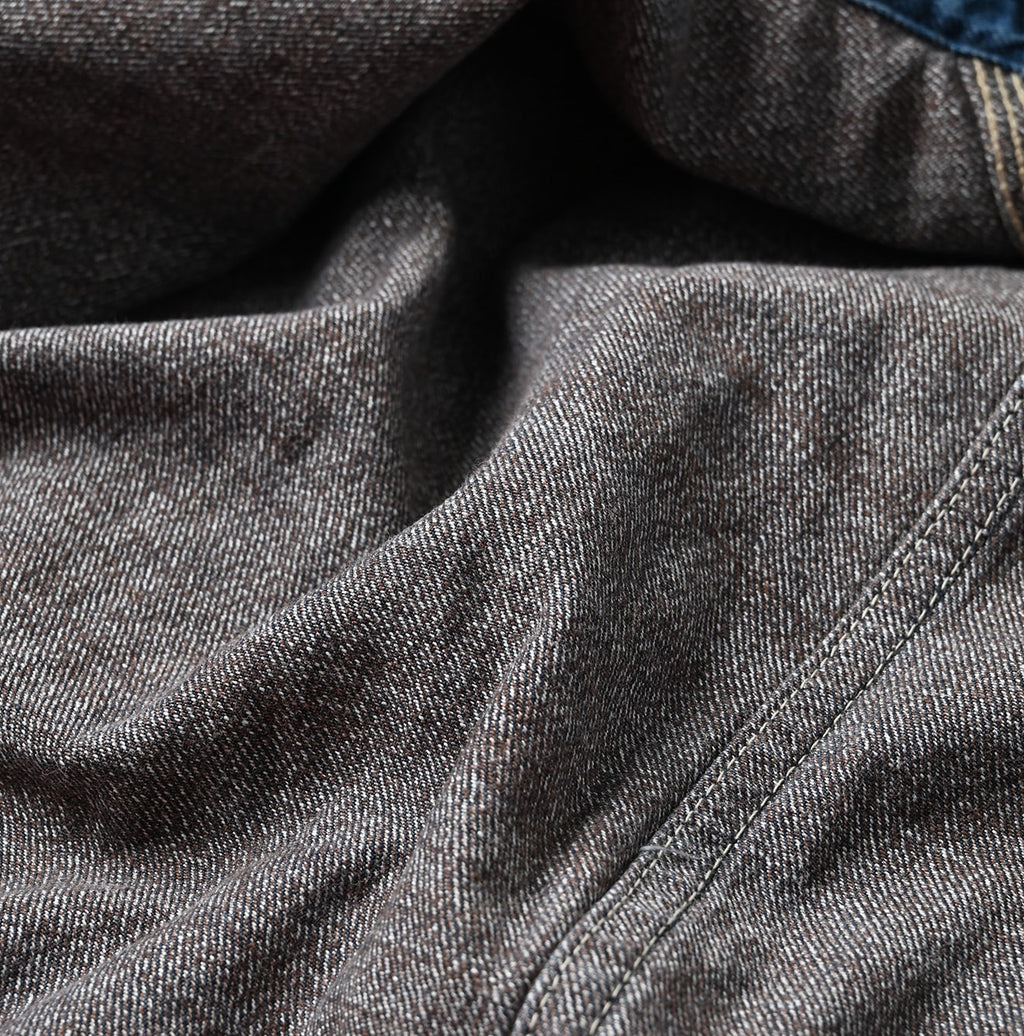 Tweed Denim Painter Skirt Zyu Detail