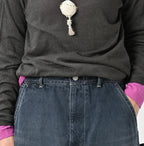 Tweed Denim Painter Skirt Zyu Detail