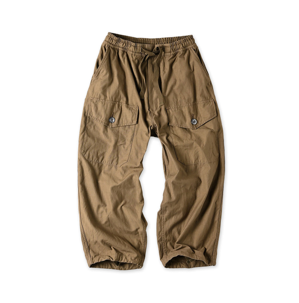 Back Satin 908 Tent Pants Beige