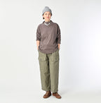 Back Satin 908 Tent Pants Female Model