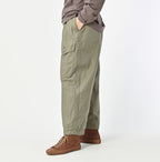 Back Satin 908 Tent Pants Female Model
