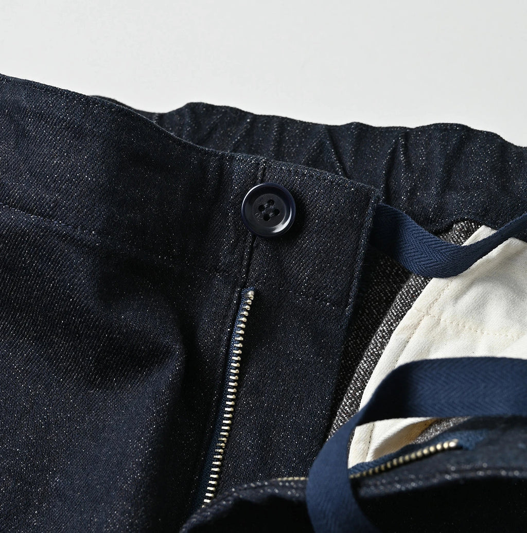 Tweed Denim Sabrina Slacks Nou Detail