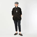 Tweed Denim Sabrina Slacks Nou Female Model