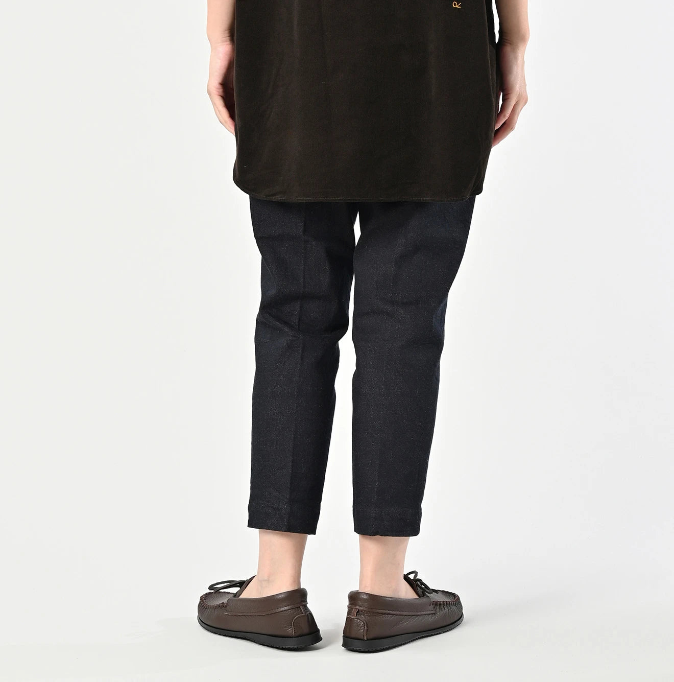 Tweed Denim Sabrina Slacks Nou Female Model
