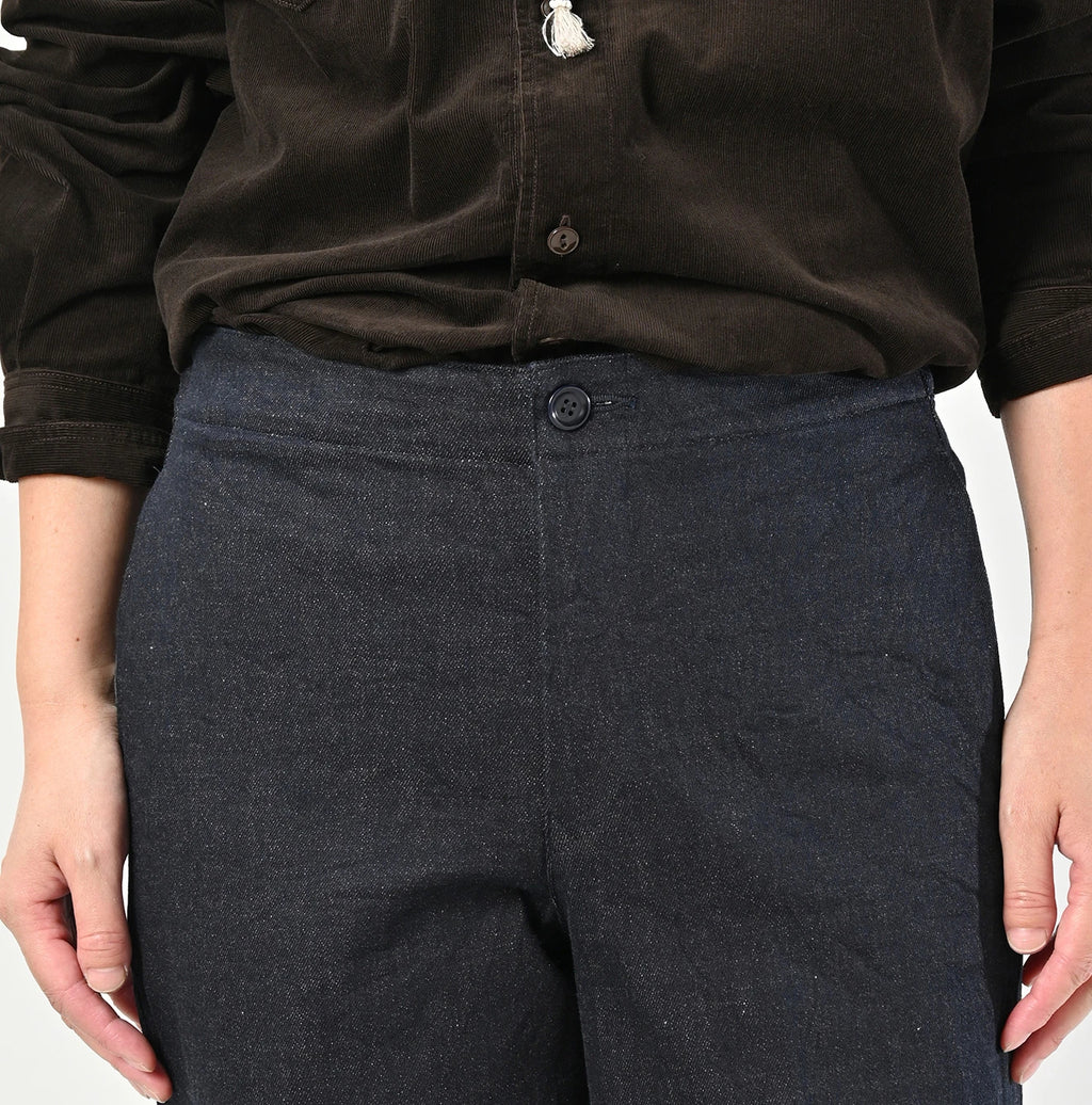 Tweed Denim Sabrina Slacks Nou Detail