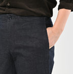 Tweed Denim Sabrina Slacks Nou Detail