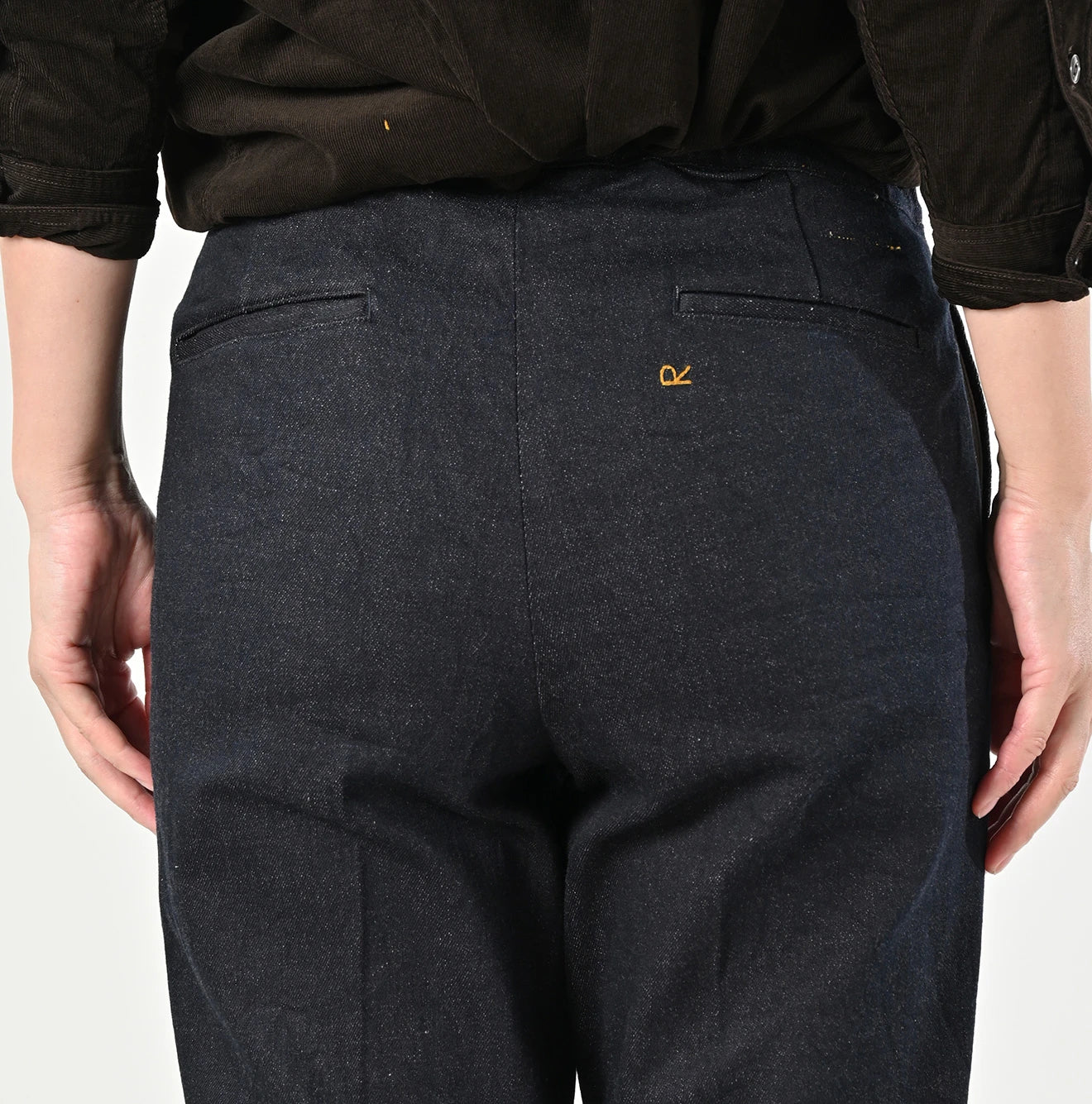 Tweed Denim Sabrina Slacks Nou Detail
