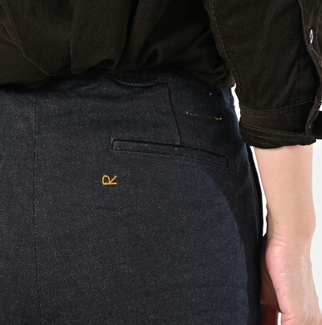 Tweed Denim Sabrina Slacks Nou Detail
