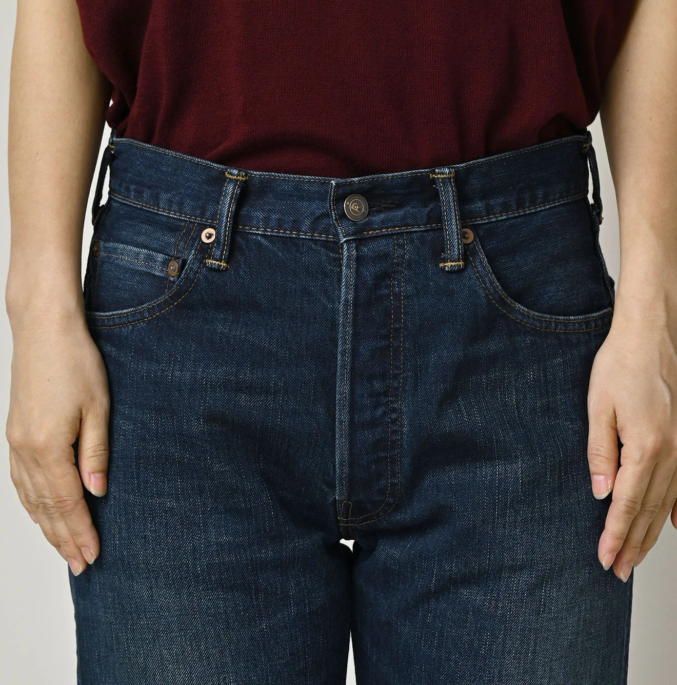 Nando Nando Rye Mugi Denim Machihikohime Distressed