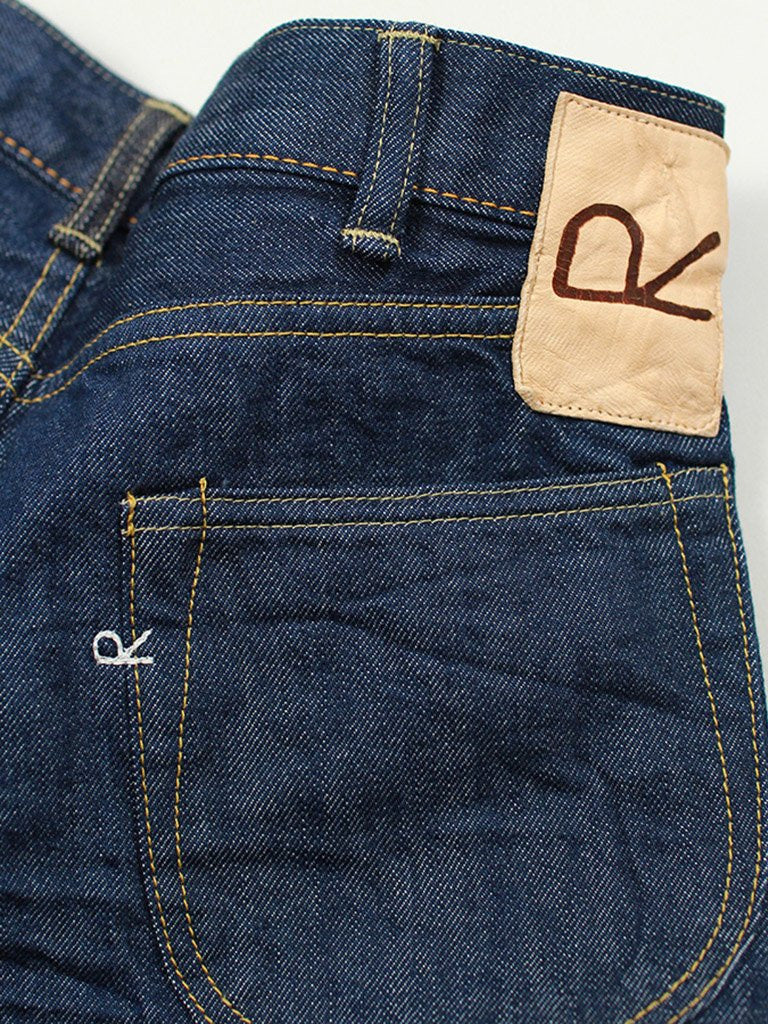 Umihikohime 0916 One Wash Cotton Denim Pants