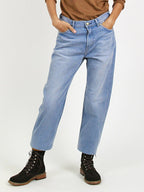 Okome Umihikohime Distressed Cotton Denim Pants