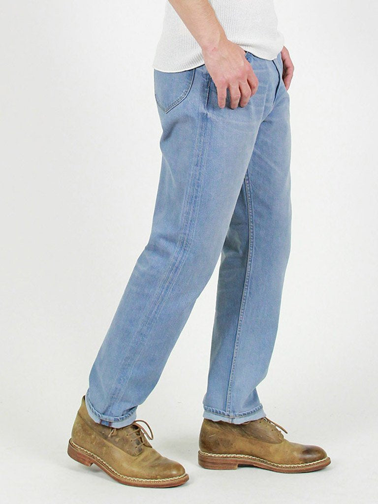Okome Umihikohime Distressed Cotton Denim Pants