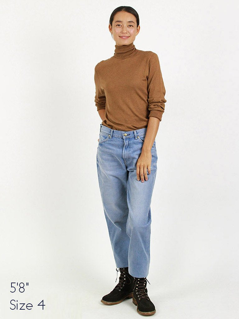 Okome Umihikohime Distressed Cotton Denim Pants