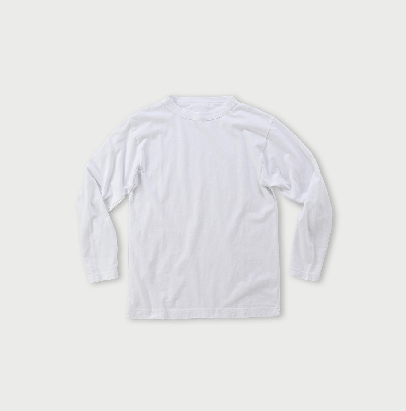 Dozume Tenjiku Cotton 908 45 Star Long Sleeve T-shirt White