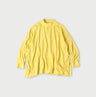 Plant Dyed Yock Neck Big Slit T-shirt Ginkgo