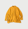 Plant Dyed Yock Neck Big Slit T-shirt Maple