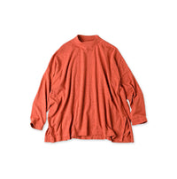Plant Dyed Tenjiku Yock Neck Big Slit T-shirt