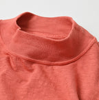 Plant Dyed Yock Neck Big Slit T-shirt Detail