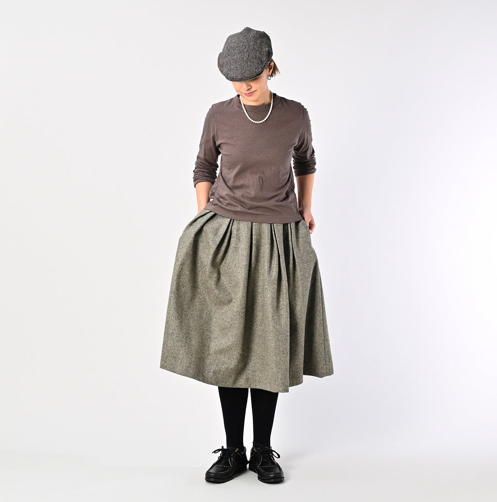 Tenjiku Square T-shirt Female Model