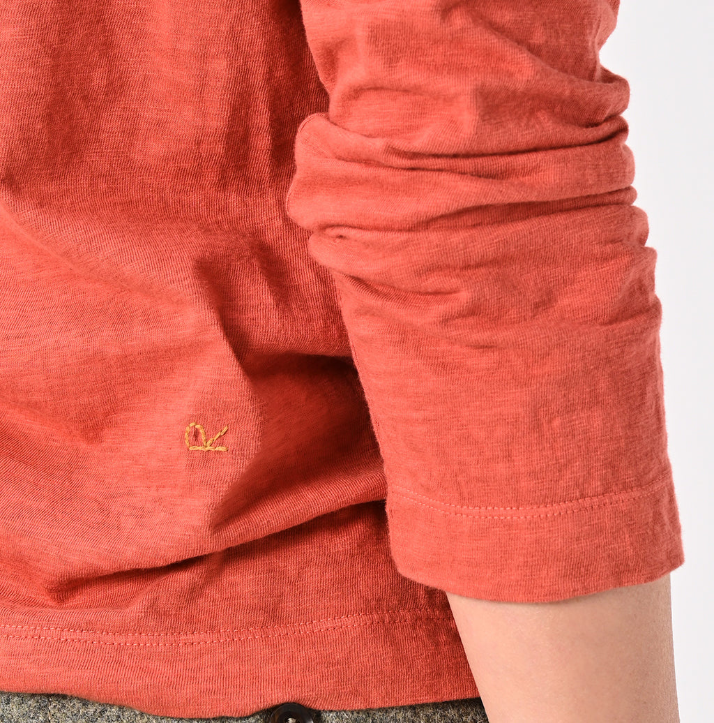 45 Plant Dyed Tenjiku Square T-shirt Detail