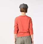 45 Plant Dyed Tenjiku Square T-shirt Female Model