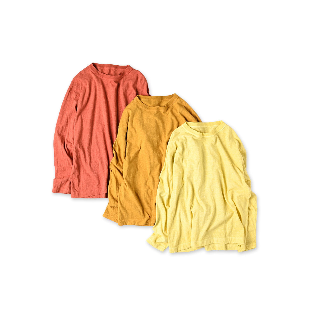 45 Plant Dyed Tenjiku 908 Ocean Long Sleeve T-shirt