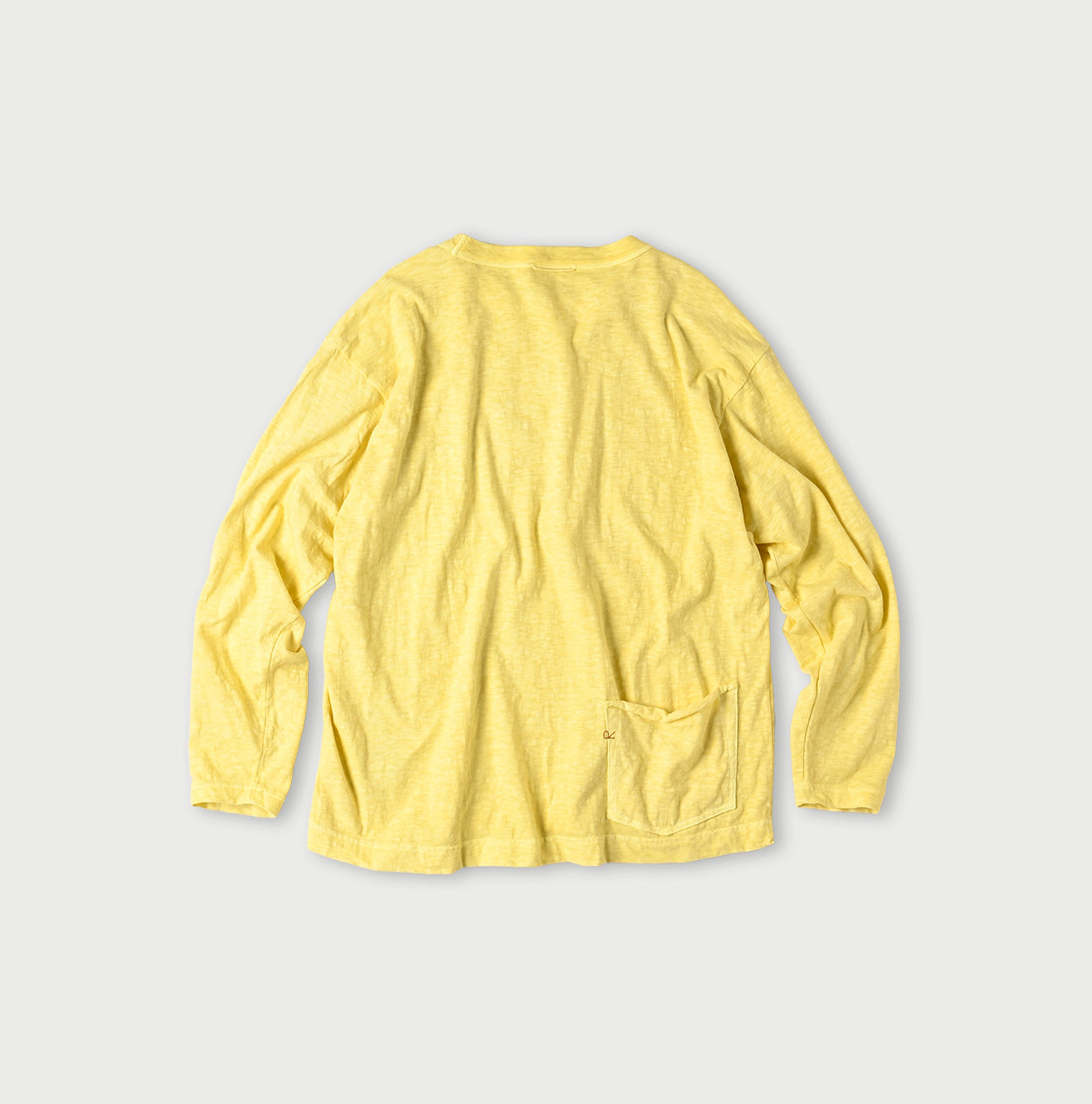 45 Plant Dyed Tenjiku 908 Ocean Long Sleeve T-shirt