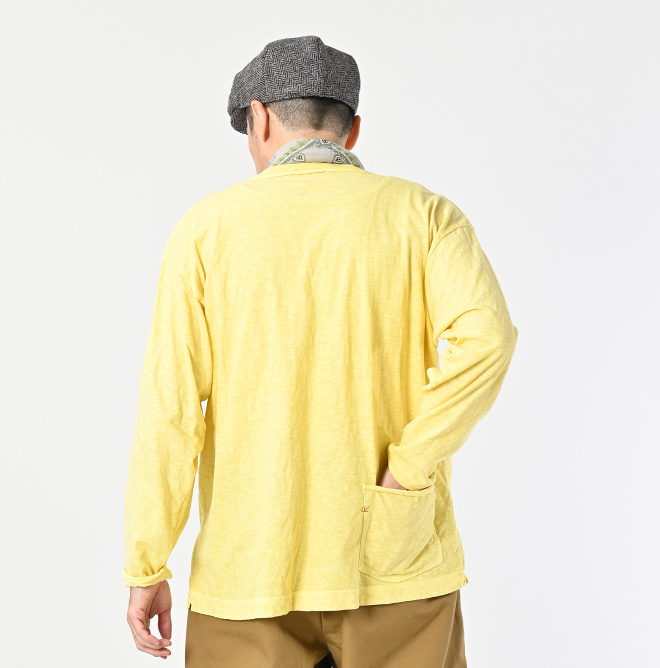 45 Plant Dyed Tenjiku 908 Ocean Long Sleeve T-shirt
