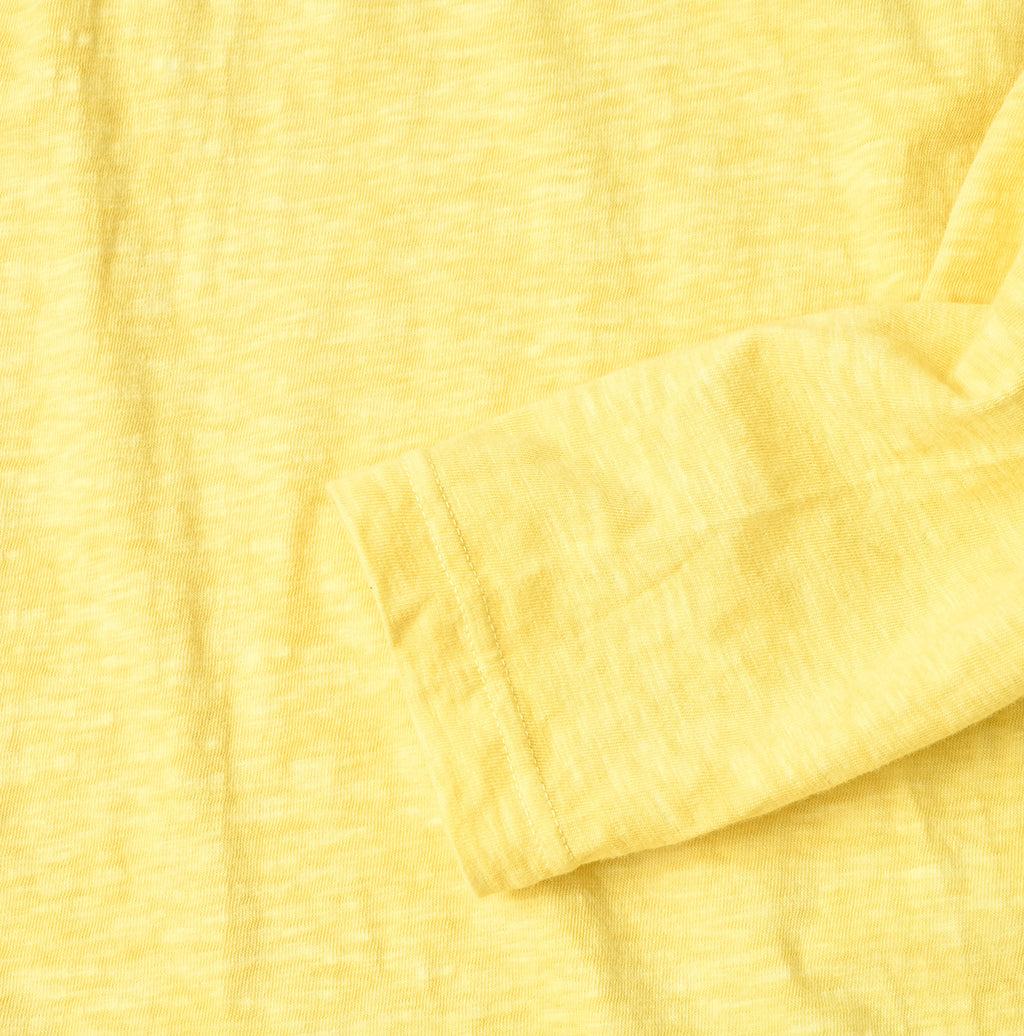 45 Plant Dyed Tenjiku 908 Ocean Long Sleeve T-shirt