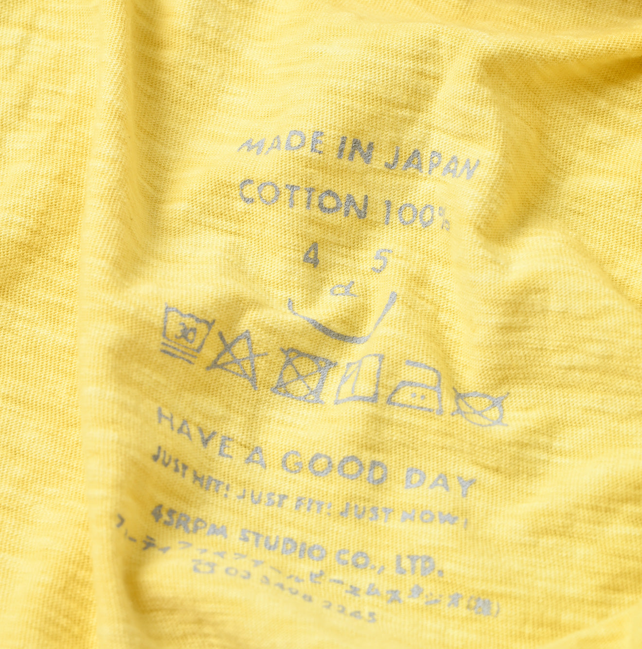 45 Plant Dyed Tenjiku 908 Ocean Long Sleeve T-shirt