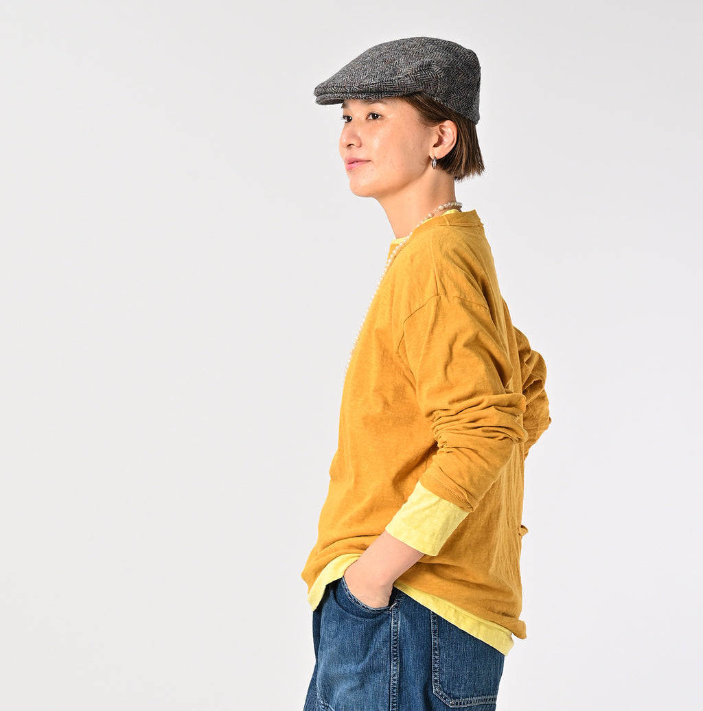 45 Plant Dyed Tenjiku 908 Ocean Long Sleeve T-shirt